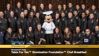 Disneyland® Hosts Table For Ten™ Illumination Foundation™ Chef Breakfast [upl. by Ginder]