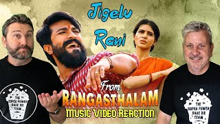 Jigelu Rani  Rangasthalam Music Video Reaction  Ram Charan Pooja Hegde [upl. by Primrosa8]