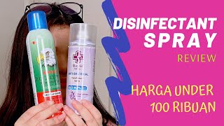 REVIEW 4 DISINFECTANT SPRAY UNDER 100 RIBU Berguna buat semprot2 paket OLS yang datang [upl. by Mommy]