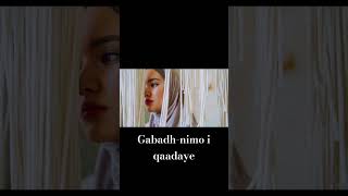 Gabadhnimo i qaadaye Caashaqan ku magan galay Gacalow bal maaree no music [upl. by Alli220]