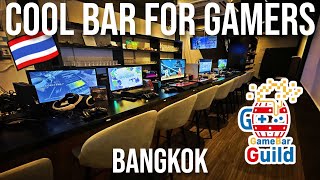 Ultimate Gamer Bar Unlimited Drinks amp Consoles from SNES to PS5  Game Bar Guild Bangkok Thailand [upl. by Ewolram]