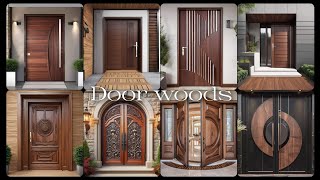 new door woods duble doorinteriordesign trending design [upl. by Acinomad636]