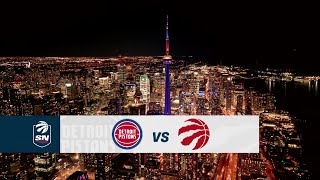 Tangerine Game Highlights Raptors vs Pistons  November 15 2024 [upl. by Fanni]