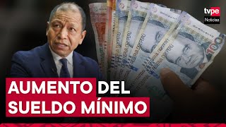 ¿Sueldo mínimo aumentará en 2024 Esto dijo el ministro de Trabajo [upl. by Nej]