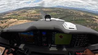 TECNAM P2010 TDI CIRCLE TO LAND AT YSWL [upl. by Noyek]