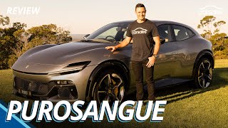 2024 Ferrari Purosangue Review  Cue the Sublime Utility Vehicle SUV [upl. by Llennehc]