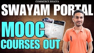 SWAYAM MOOC COURSES REGISTRATION STARTED 2024  Commerce Bhaiya [upl. by Hump]