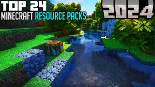 TOP 24 Best Minecraft Texture Packs for 2024 [upl. by Aicyla]