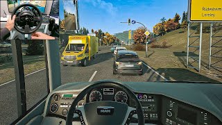 🚌 CONDUITE EN MONTAGNE VERS LAÉROPORT Fernbus Simulator [upl. by Rexferd]