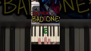 “Bad One” Eminem Piano Lesson pianolesson eminem thedeathofslimshady newmusicfriday [upl. by Atnad]