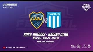 Copa Federal  Boca Juniors vs Racing Club  Semifinal [upl. by Atselec183]