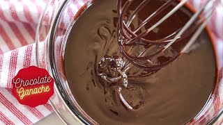 Easy amp delicious fail proof Chocolate ganache a shiny glaze icing sauce or filling [upl. by Lalise]