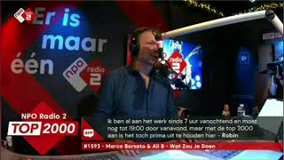 Rob Stenders kapt Marco Borsato af  Top 2000 2019 [upl. by Nolly885]