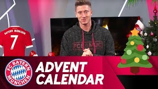 Pantomime w Robert Lewandowski  FC Bayern Xmas Advent Calendar 7 [upl. by Charo]