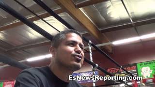 robert garcia about being at the one mayweather vs canelo  EsNews Boxing [upl. by Hedi]