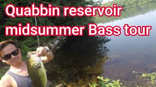 Quabbin Reservoir Midsummer Bass tour [upl. by Reinaldo]