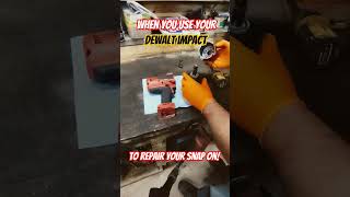 SNAPON Impact Anvil Replacement mechanic wow comedy automechanic dewalt diy mechaniclife [upl. by Elberfeld488]