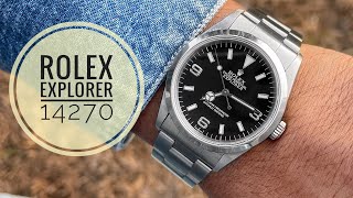 Rolex Explorer 14270  The Best OneWatch Collection Rolex versus Tudor and Omega [upl. by Dena]