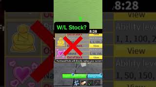 WL Stock roblox bloxfruits fruits stockmarket bloxfruit [upl. by Attennyl667]