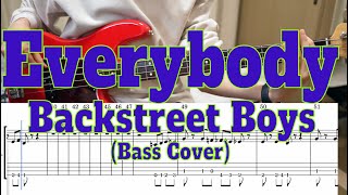 Backstreet Boys  Everybody Bass cover  Tabs [upl. by Puri146]