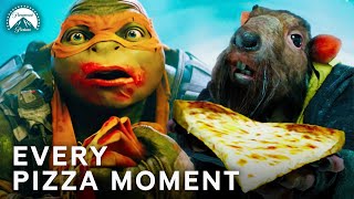 Turtles Cant Resist Pizza for 4 Mins Straight 🍕 Teenage Mutant Ninja Turtles  Paramount Movies [upl. by Strang145]