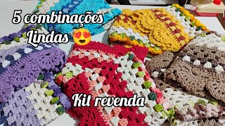 PRODUÇÃO DE 5 PARES DE TAPETES EM COMBINAÇÕES LINDAS KIT REVENDA PARES DE 4000 revendasdabia [upl. by Ahseiyk221]