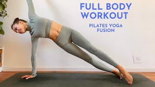 19 Min Pilates Yoga Fusion  Full Body Workout [upl. by Mcdonald]