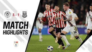 Highlights  Sheffield United 31 Stoke City [upl. by Bo]