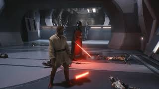 Obi Wan And Anakin Skywalker Vs B1 Battle Droids Like Old Times [upl. by Nilyaj373]