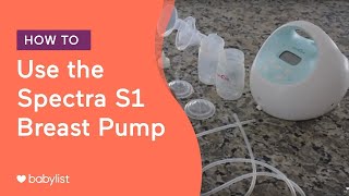 How to Use the Spectra S1 Breast Pump  Babylist [upl. by Van]