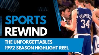 Rewind Kentucky Basketball 1992 Highlight Reel [upl. by Enailil]