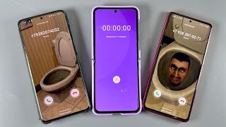 Skibidi Toilet Incoming Call amp Alarm Clock Samsung Z Flip 5 vs Note 10 vs S20 Skibidi Toilet Alarm [upl. by Timms]