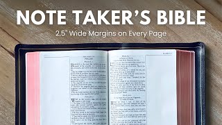 An ULTRA PREMIUM Note Takers Bible from The KJV Store [upl. by Nythsa]