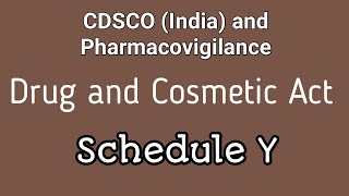 CDSCO and PharmacovigilanceDampC actschedule YpharmacovigilanceUnit5Sem8 cdsco scheduley dandc [upl. by Reggi133]