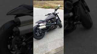 Sportster S Harley Davidson Exhaust Sound walkaround short cutout  Start up  Sound Check [upl. by Korie]