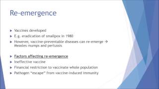 Microbiology  Emerging diseases [upl. by Cutty]