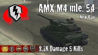 AMX M4 mle 54  81K Damage 5 Kills  WoT Blitz Replays [upl. by Yelrahc]