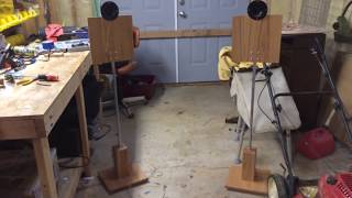 Dayton Sound Exciter Home Speaker Build [upl. by Nidla]