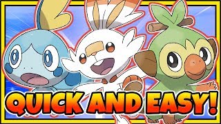 How To Get All Three Starter Pokemon EASY GUIDE  Pokemon Sword and Shield [upl. by Liatris117]