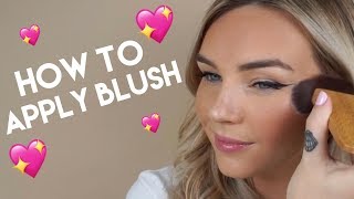 Learn How to Apply Blush  tarte tutorials [upl. by Ahsikyt]