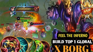 BEST HERO FOR SOLO RANK PUSH IN THIS SEASON X BORG BUILD TOP 1 GLOBAL [upl. by Assej]