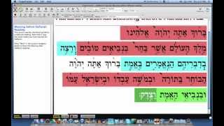 Haftarah Tutorial  Opening Blessing [upl. by Beitnes863]