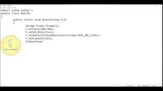 Java  Swing class JEditorPane  CodeLearning [upl. by Elockcin756]