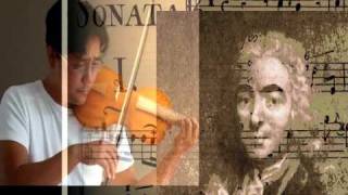 JeanMarie Leclair violin sonata 1 quotadagioquot Troisiéme livre [upl. by Itoc370]