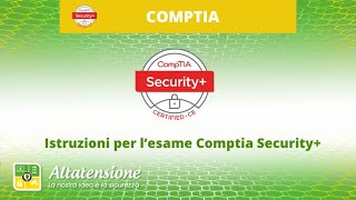 COMPTIA SECURITY come funziona lesame comptiasecurity [upl. by Airolg]