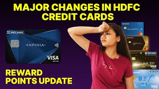 Breaking HDFC Bank Credit Cards Devaluation creditcard [upl. by Nimesh]