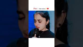 Ek Tarfa  Darshan Raval  song cover by Areeba Saifi shorts youtubeshorts cover [upl. by Akirdnas925]