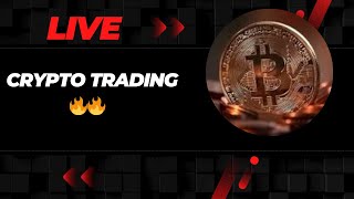 Crypto Live Trading  bitcoin altcoins memecoin [upl. by Yarb]