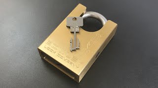 653 Prototype Dual Fork Bowley Padlock Model 543 [upl. by Anasor]