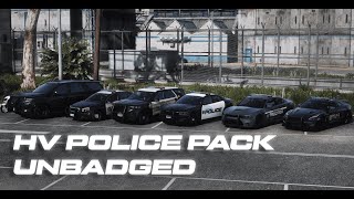 2023 HV Police Pack  DEBADGED  Callsign system  Fivem Police Pack [upl. by Burwell]